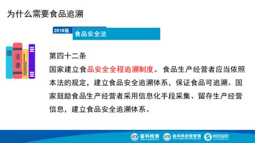 食品生产追溯体系建设