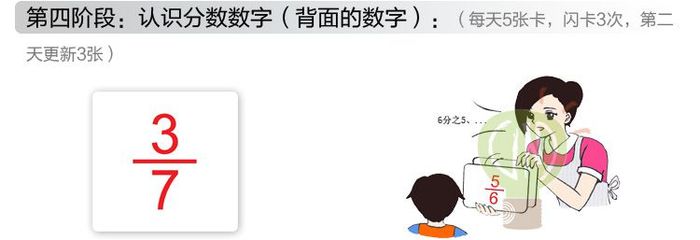 供应正版杜曼闪卡 右脑开发分数卡34张 数字卡 学数学 益智早教闪卡